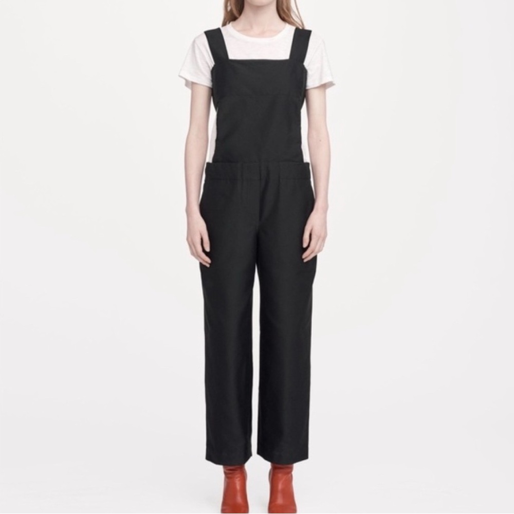 Rag & Bone Black Cropped Jumpsuit